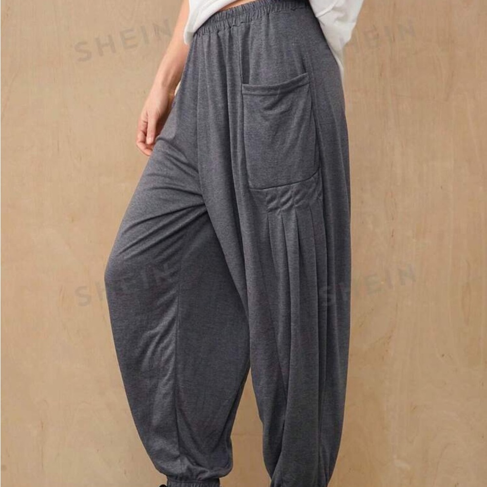 SHEIN | Gray Track Yoga Pants